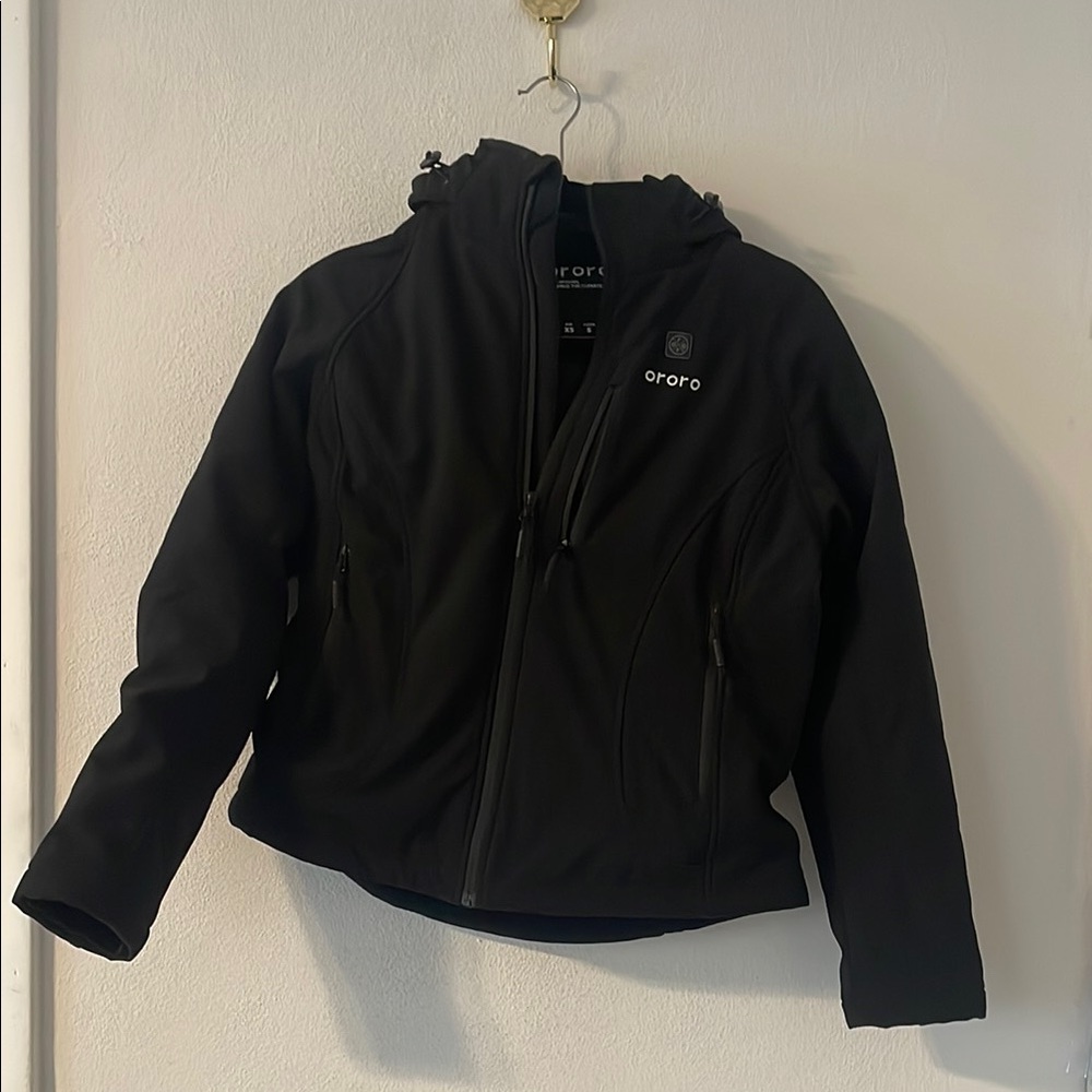 Ororo Black Heated Jacket Sz XS